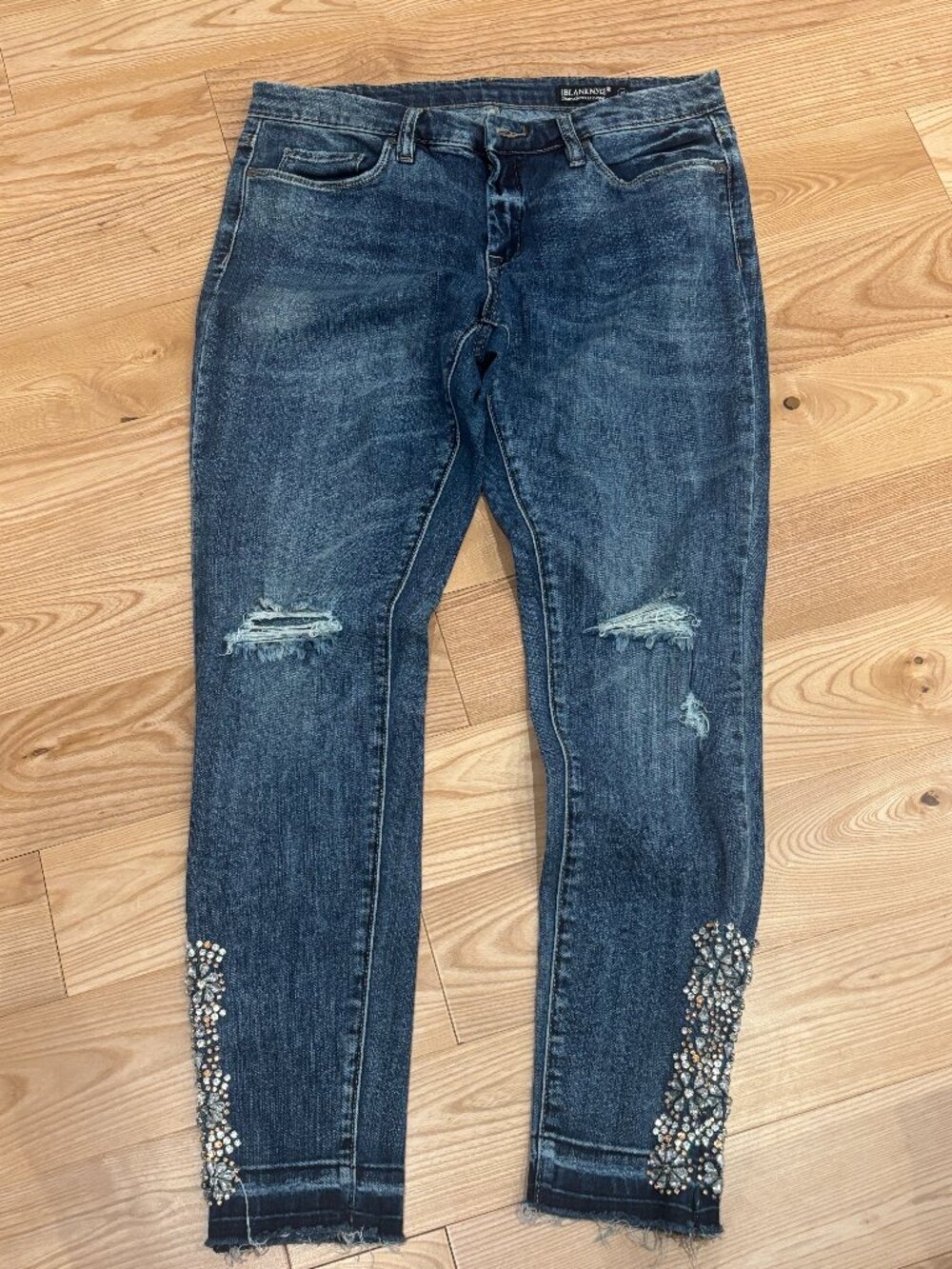 BLANKNYC Gem Design Crop Skinny Classique Jean | Women's 28